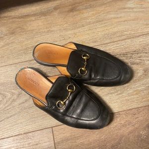 Gucci princetown slippers leather mules loafers
